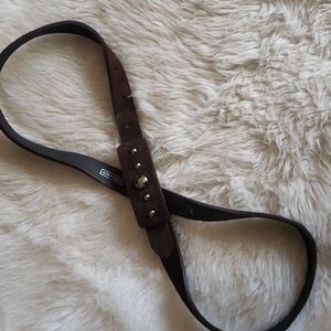 Stefanel Italian suede belt small